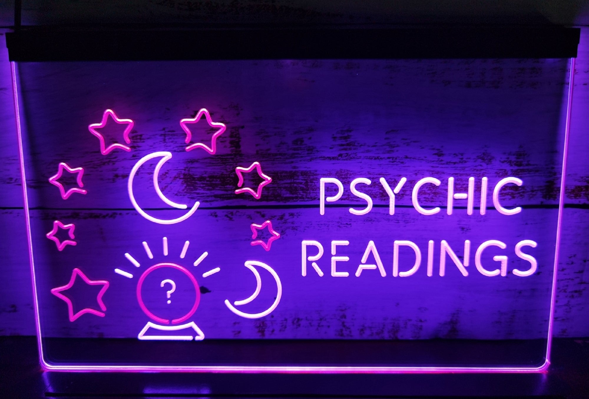 Psychic Readings Led Neon Sign Dual Color Psychic Tarot Reading Shop Decor