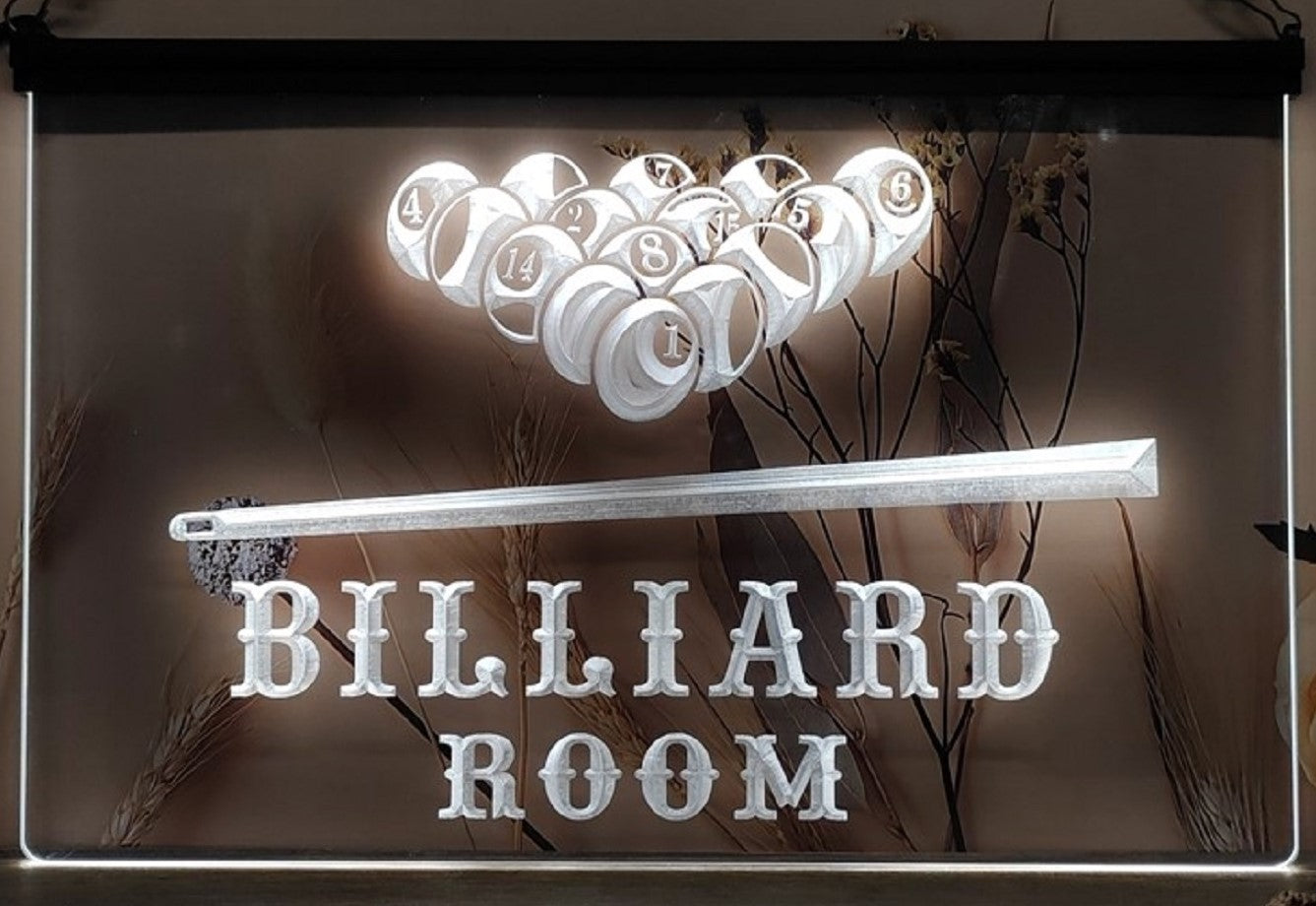 Billiard Room Led Neon Sign Home Pool Room Billiards Hall Decor