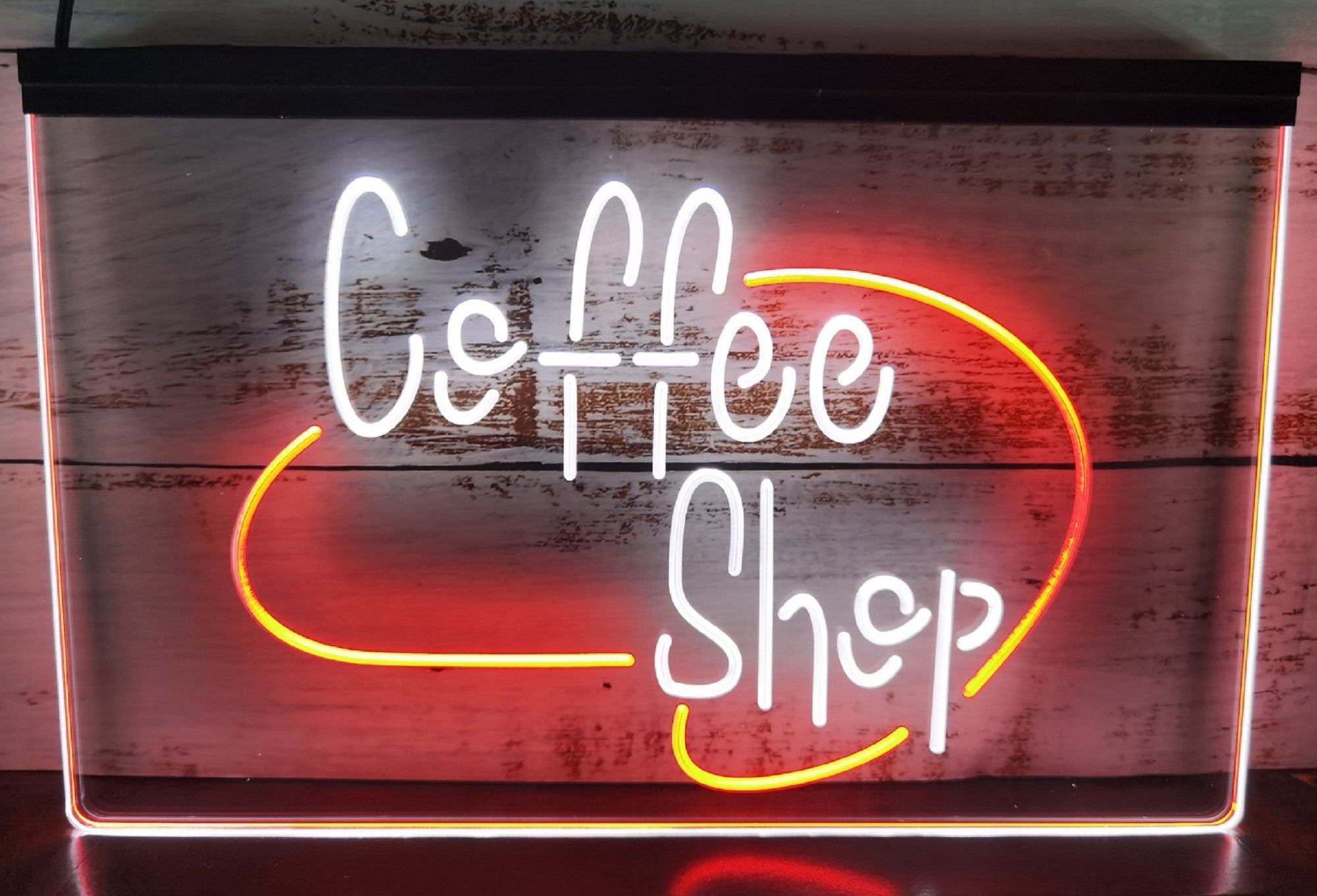 Coffee Shop Open Led Neon Sign Dual Color Coffee Shop Decor