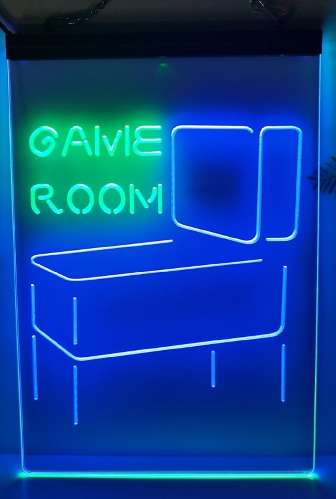 Pinball Game Room Led Neon Sign Dual Color Arcade Game Shop Decor
