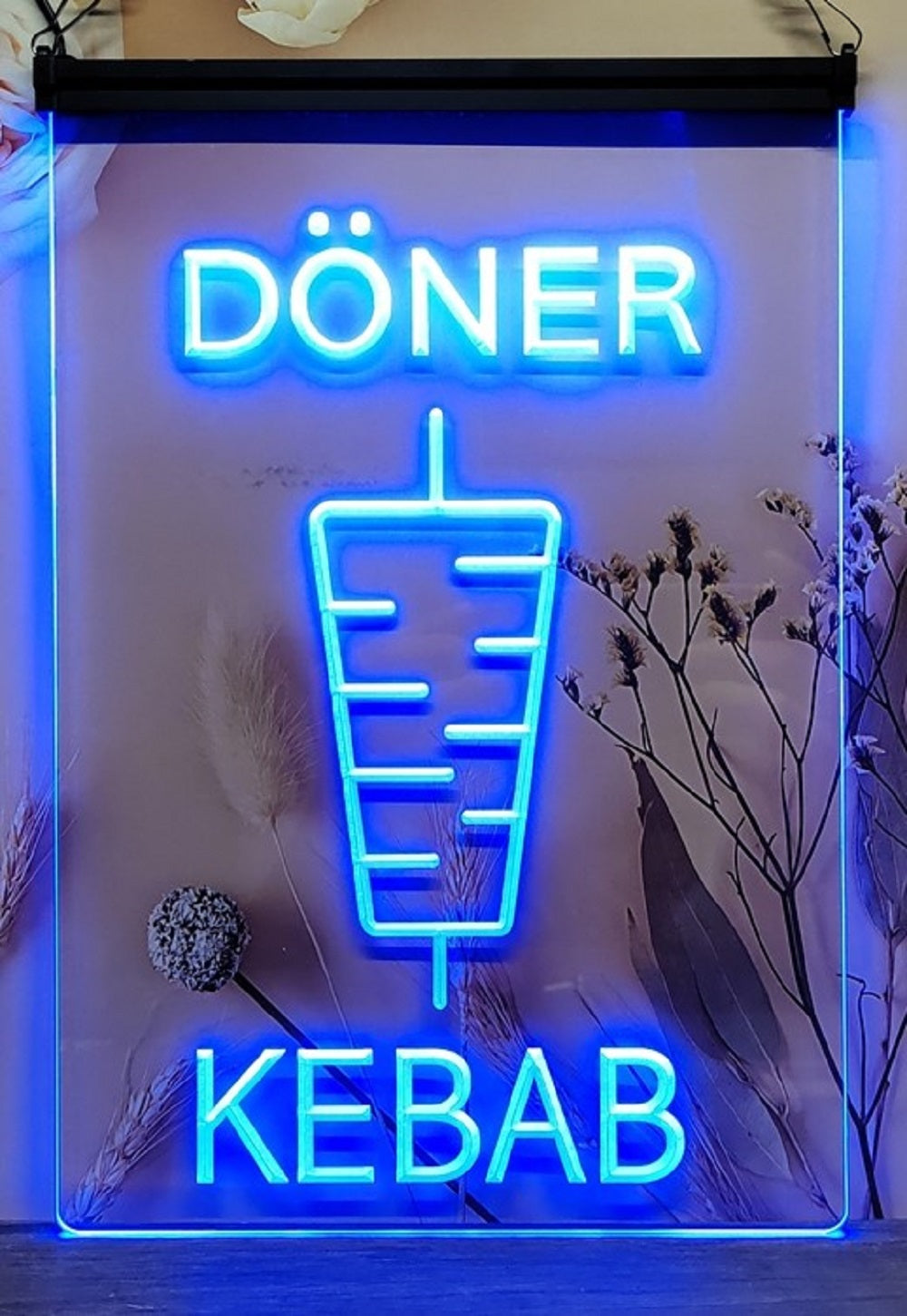 Doner Kebab Led Neon Sign Kebab Turkish Lebanese Restaurant Decor
