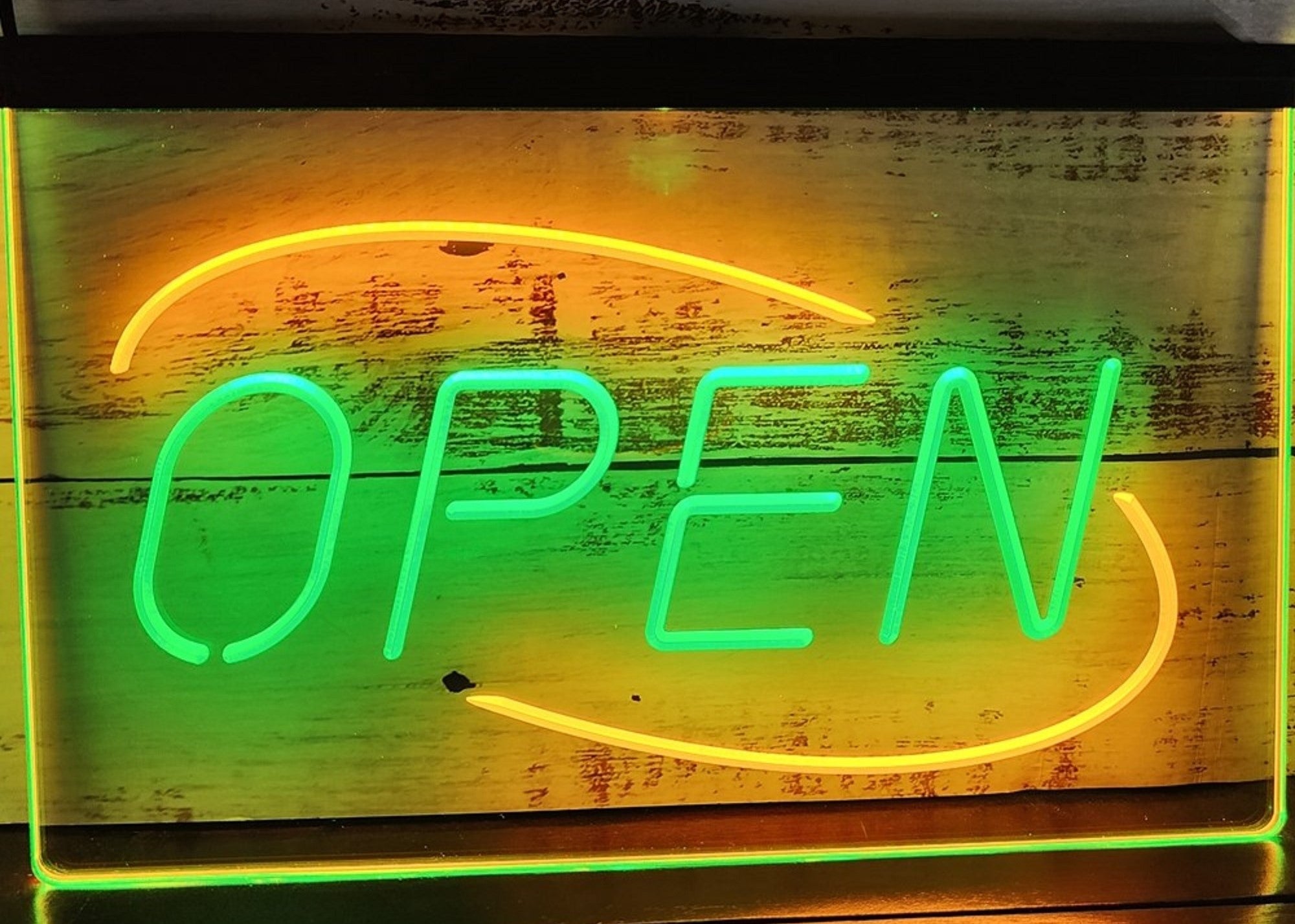 Open Now Led Neon Sign Dual Color Store Shop Coffee Shop Restaurant Decor