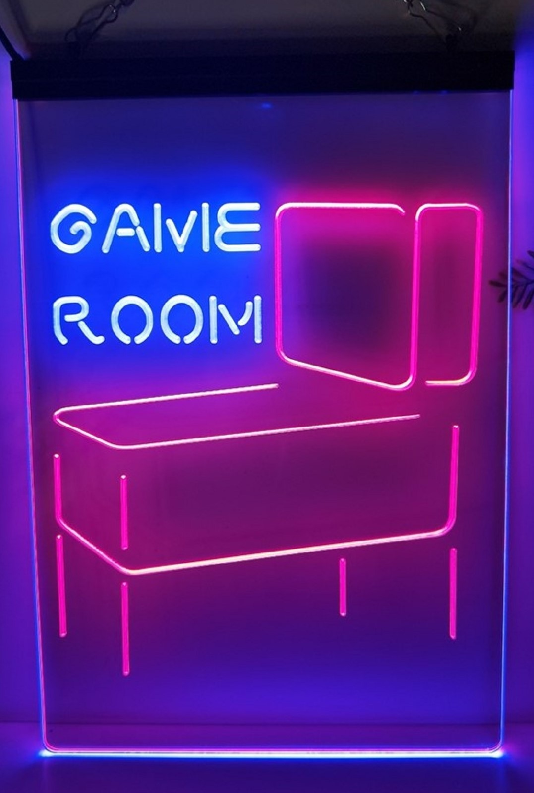 Pinball Game Room Led Neon Sign Dual Color Arcade Game Shop Decor