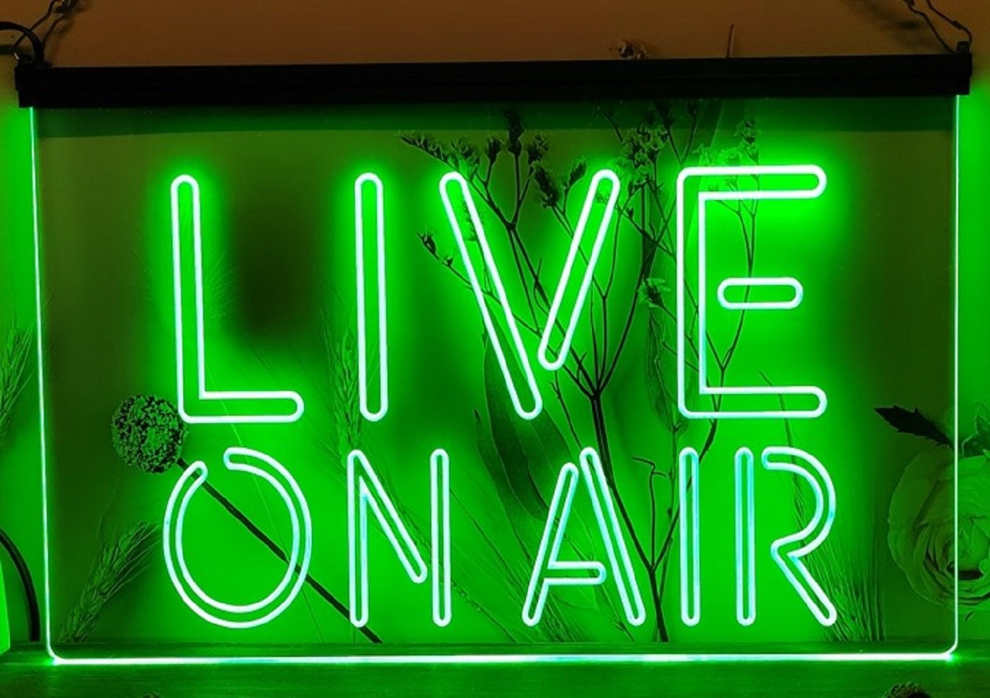 Live On Air Led Neon Sign Home Radio TV Studio Music Studio Decor
