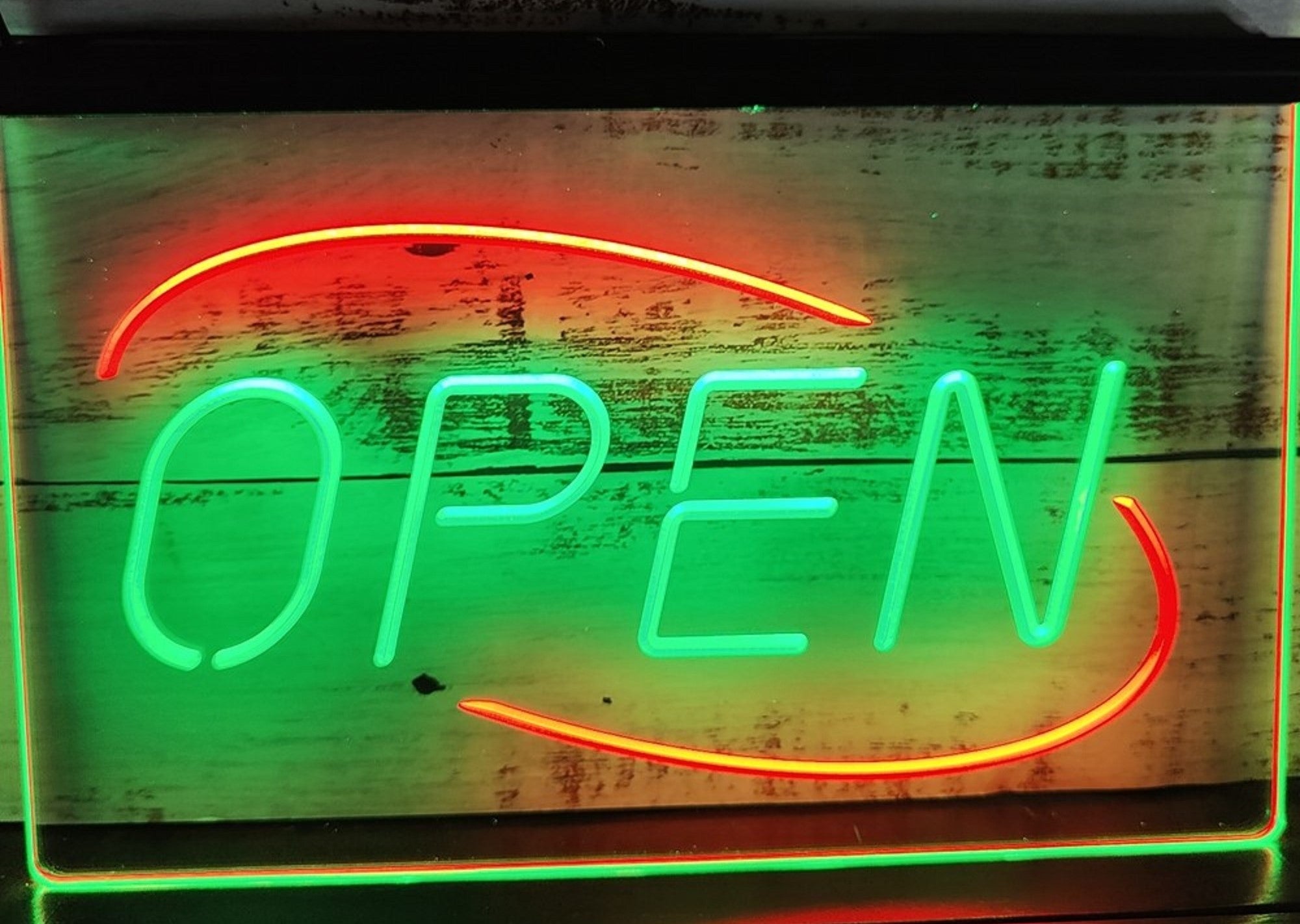 Open Now Led Neon Sign Dual Color Store Shop Coffee Shop Restaurant Decor