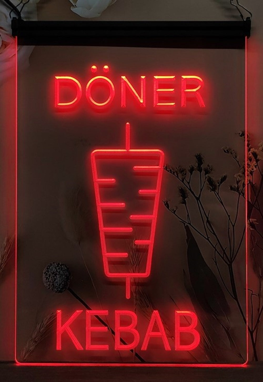 Doner Kebab Led Neon Sign Kebab Turkish Lebanese Restaurant Decor