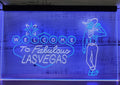 Cowboys Welcome To Fabulous Las vegas Led Neon Sign Dual Color