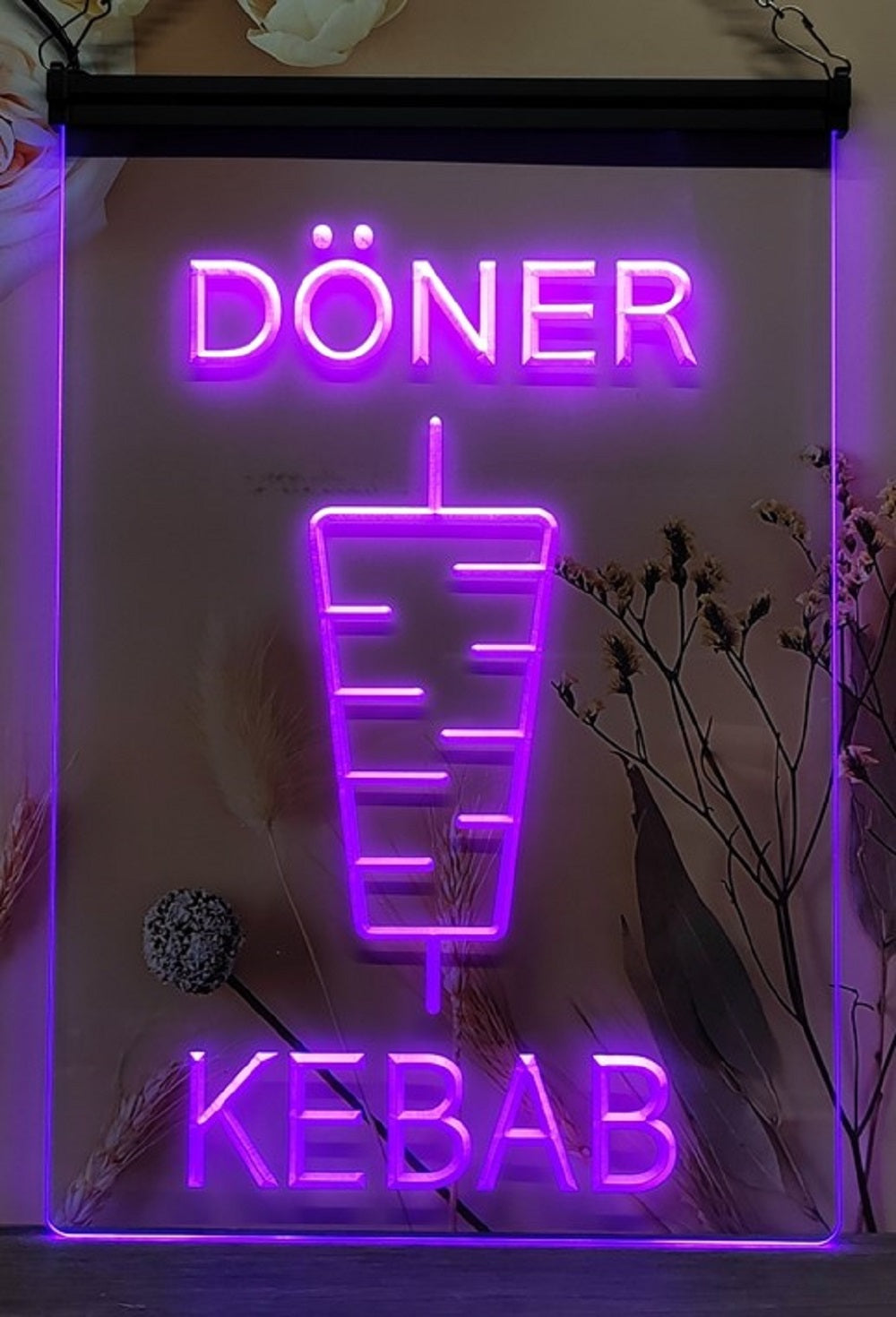 Doner Kebab Led Neon Sign Kebab Turkish Lebanese Restaurant Decor