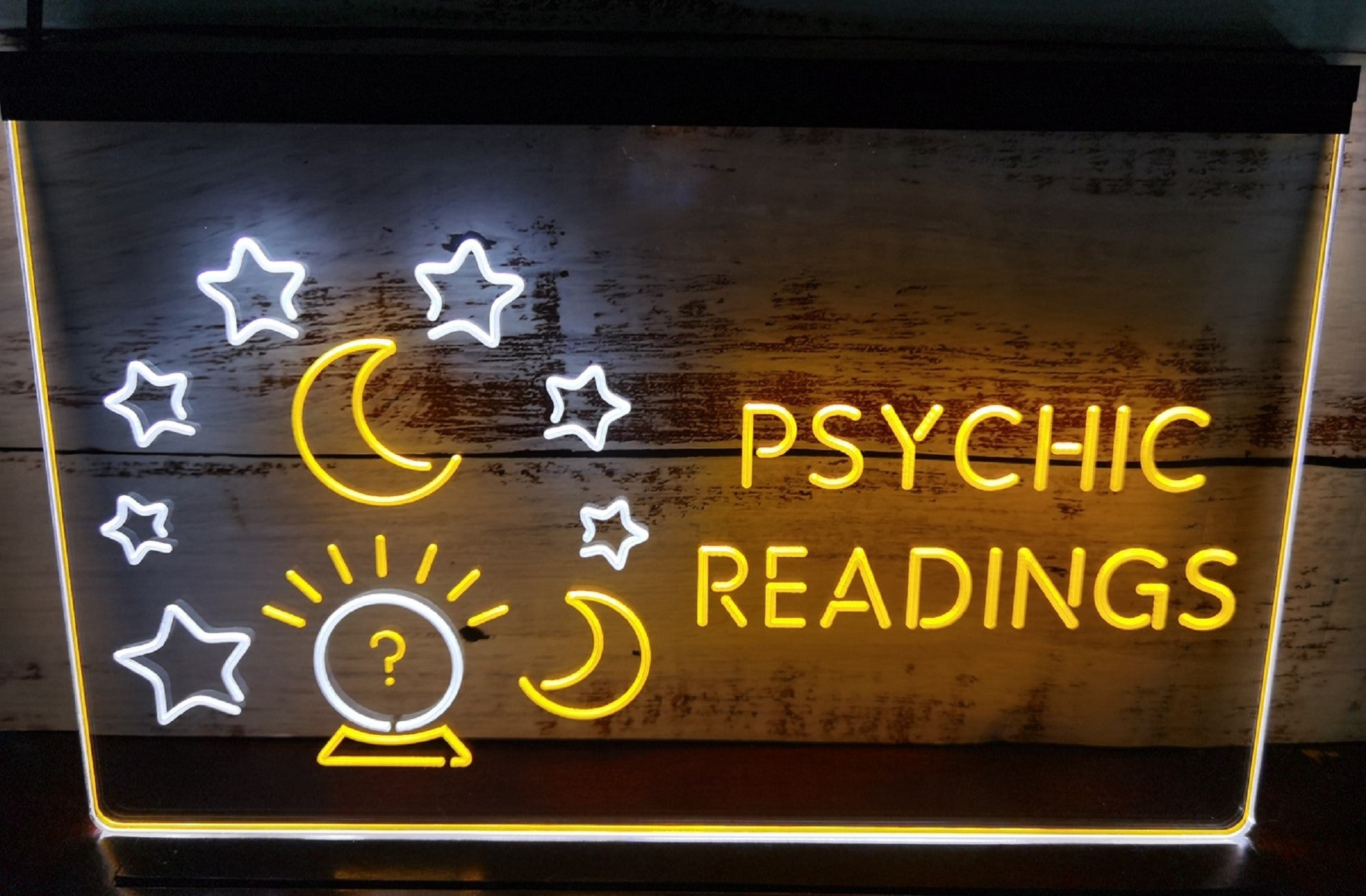 Psychic Readings Led Neon Sign Dual Color Psychic Tarot Reading Shop Decor