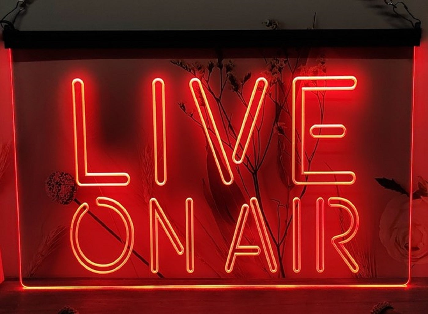 Live On Air Led Neon Sign Home Radio TV Studio Music Studio Decor