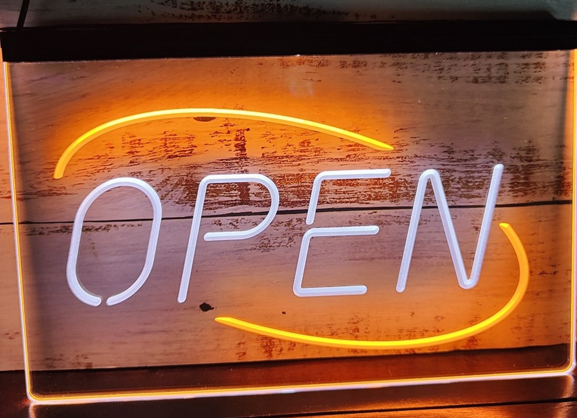 Open Now Led Neon Sign Dual Color Store Shop Coffee Shop Restaurant Decor