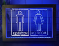 Male Female Restroom Led Neon Sign Framed Store Restaurant Coffee Shop Office Decor