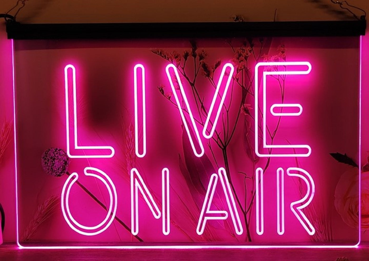 Live On Air Led Neon Sign Home Radio TV Studio Music Studio Decor