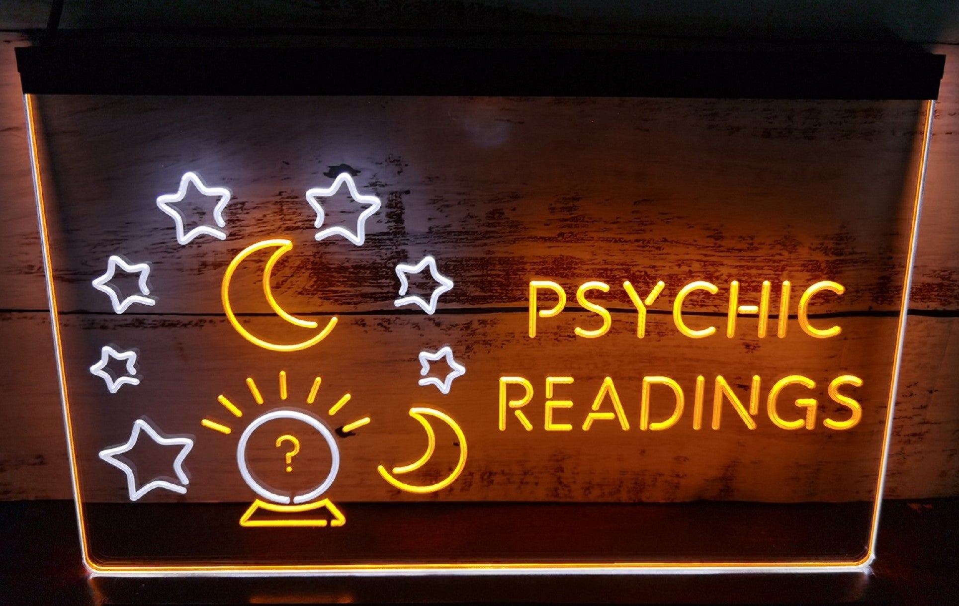 Psychic Readings Led Neon Sign Dual Color Psychic Tarot Reading Shop Decor