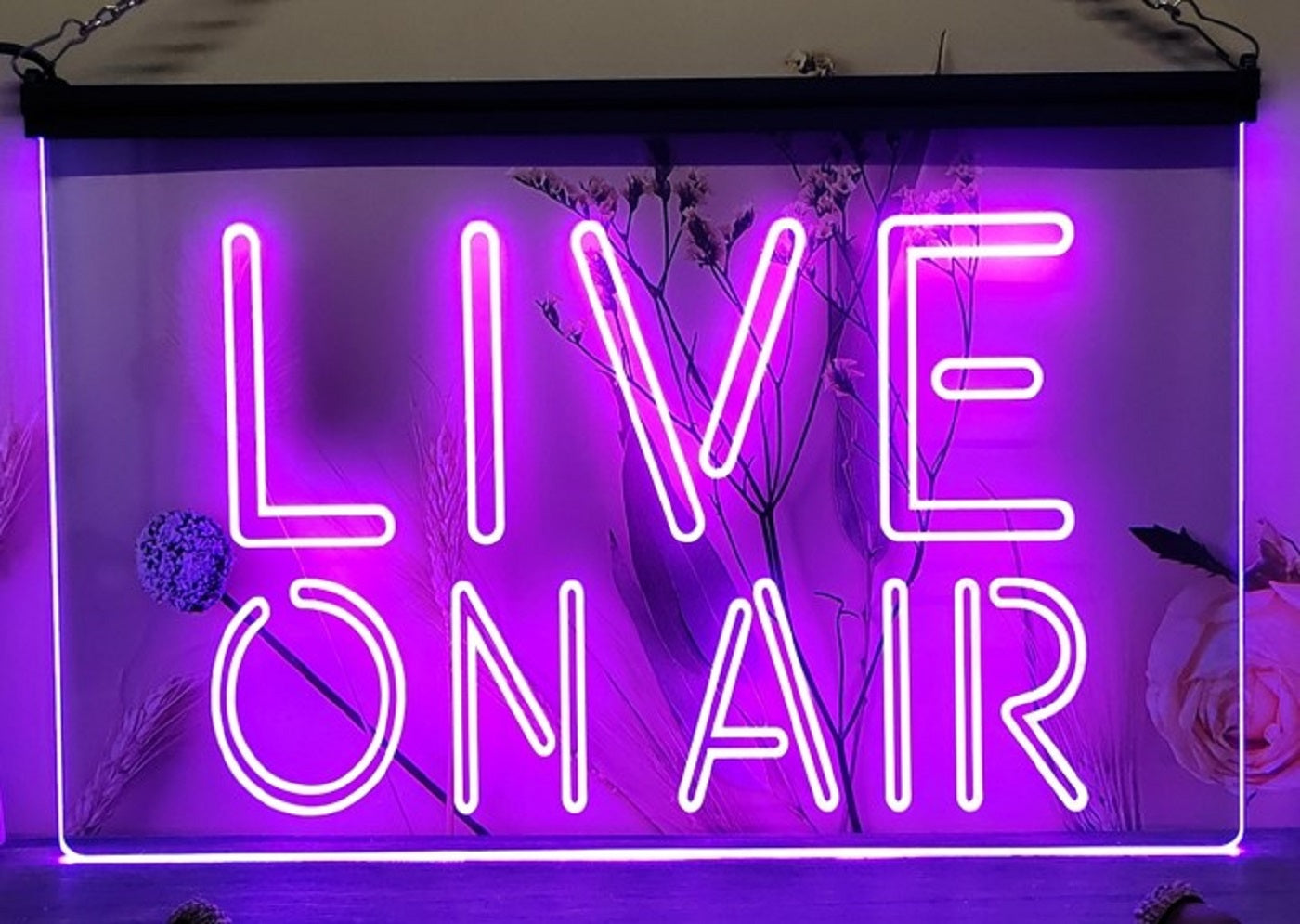 Live On Air Led Neon Sign Home Radio TV Studio Music Studio Decor