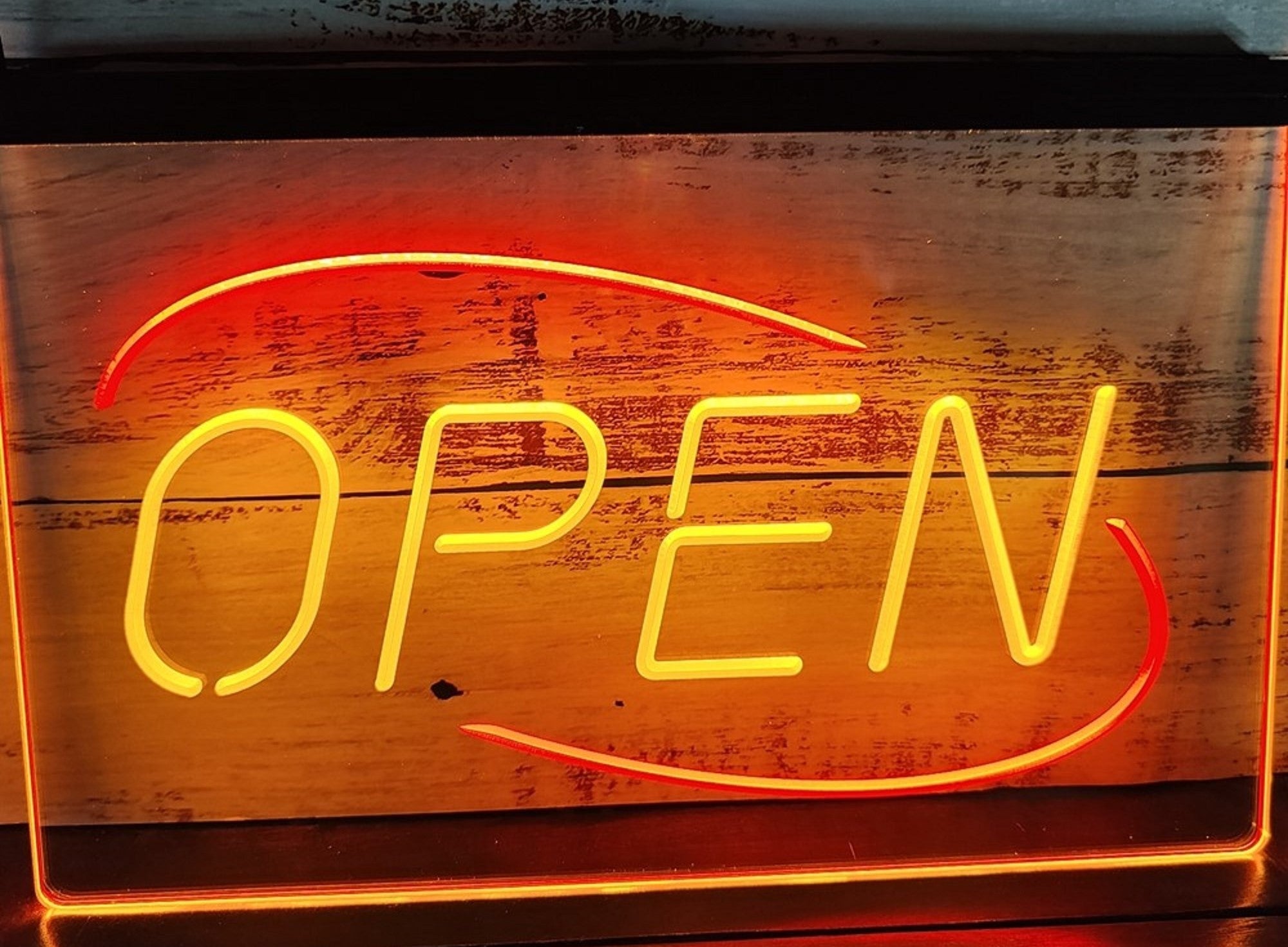 Open Now Led Neon Sign Dual Color Store Shop Coffee Shop Restaurant Decor