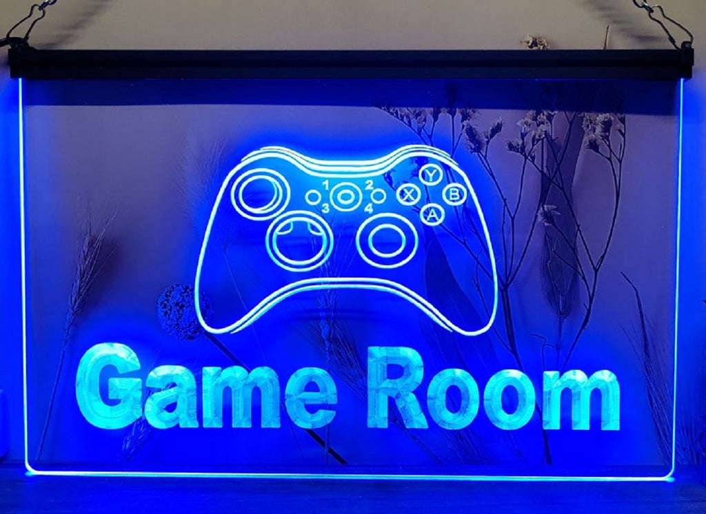 Game Room Controller Led Neon Sign Home Game Room Arcade Pinball Game Shop Decor