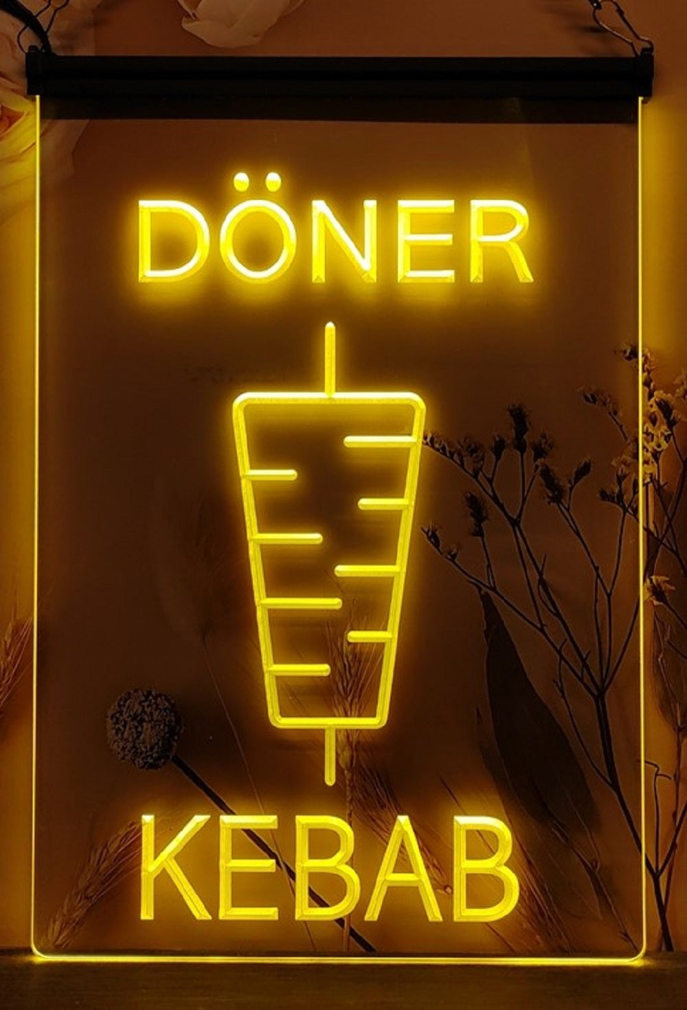Doner Kebab Led Neon Sign Kebab Turkish Lebanese Restaurant Decor