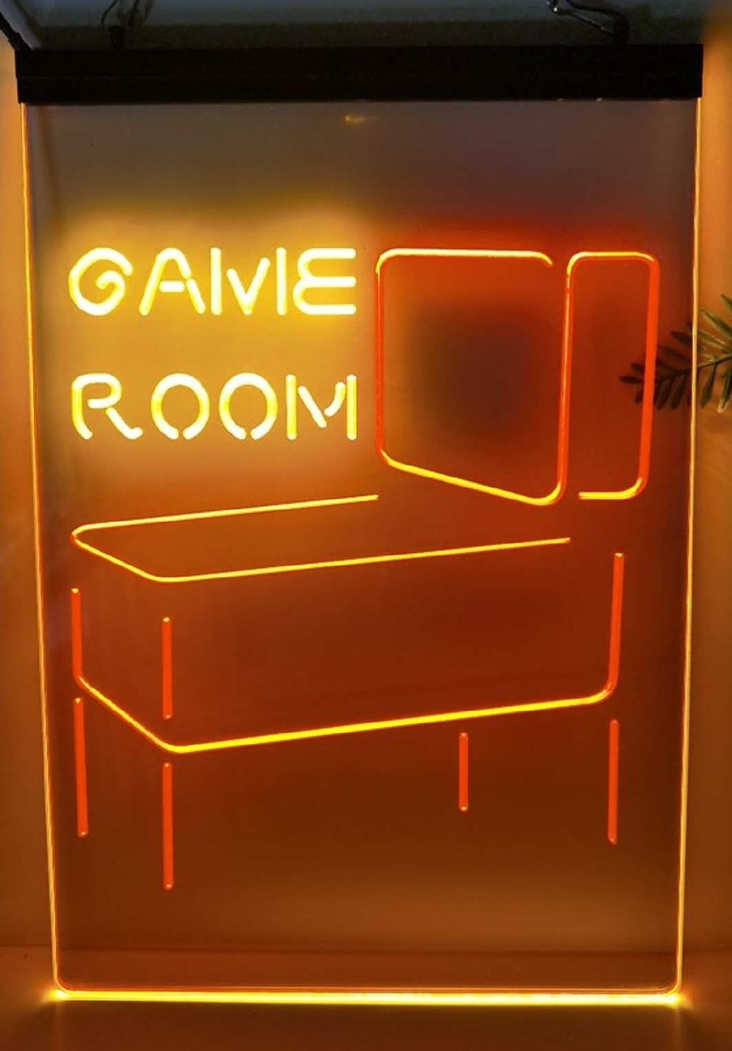 Pinball Game Room Led Neon Sign Dual Color Arcade Game Shop Decor