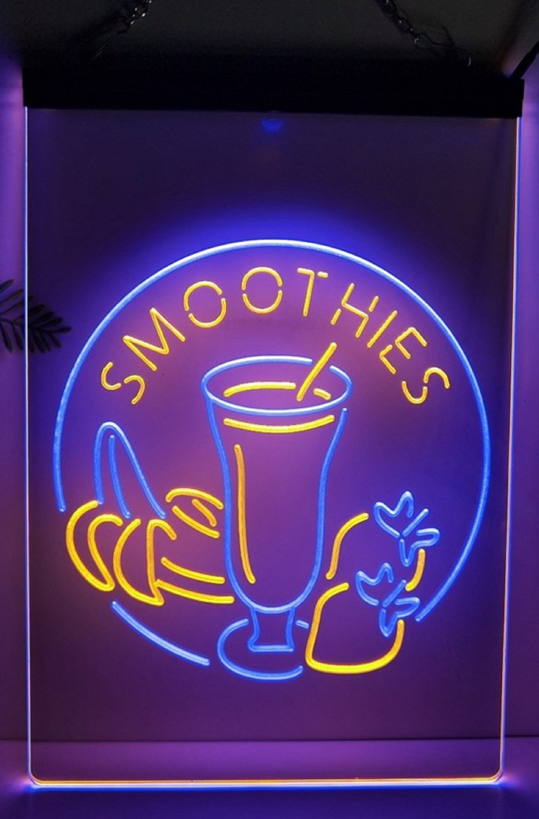 Smoothies Led Neon Sign Smoothie Shop Coffee Shop Decor Wall Or Desktop