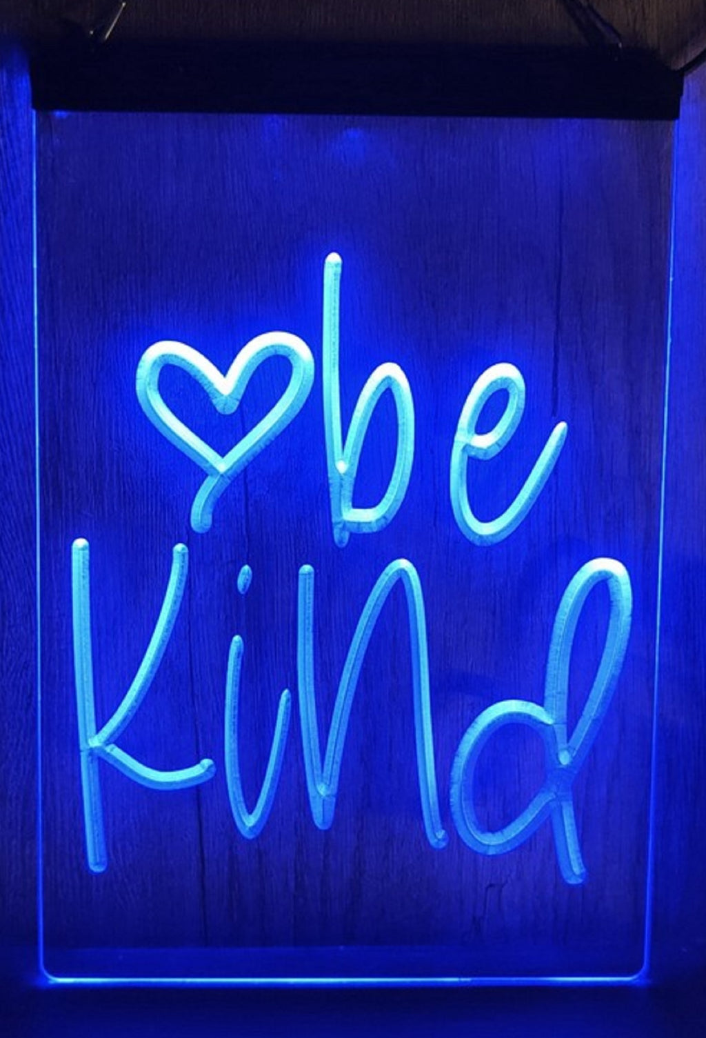 Be Kind Led Neon Sign Home Office Man Cave Party Wall OR Desktop Decor