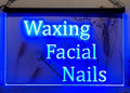 Waxing Facial Nails Led Neon Sign Spa Beauty Salon Decor
