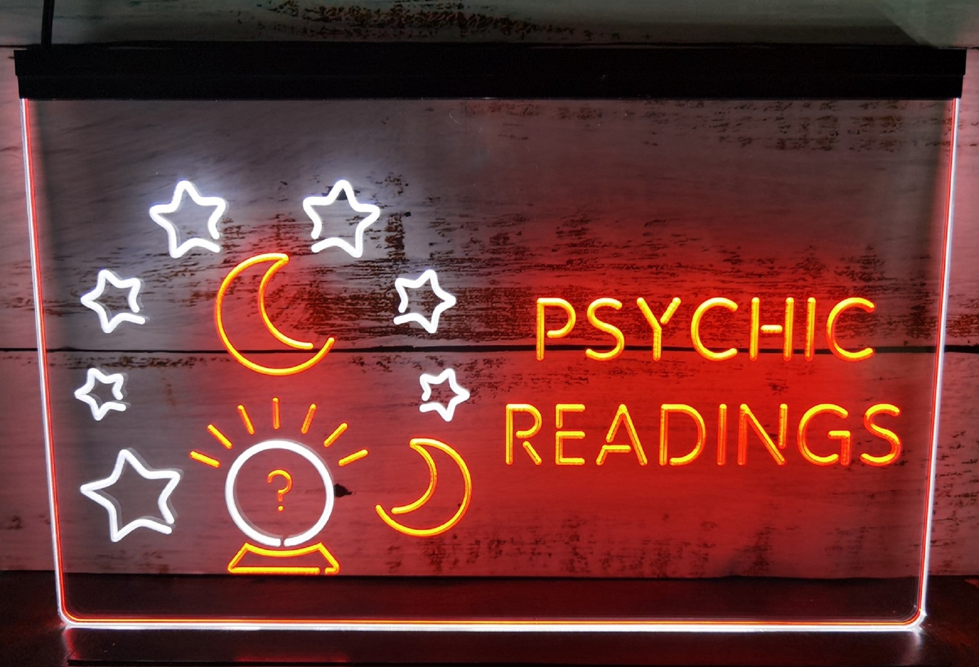 Psychic Readings Led Neon Sign Dual Color Psychic Tarot Reading Shop Decor