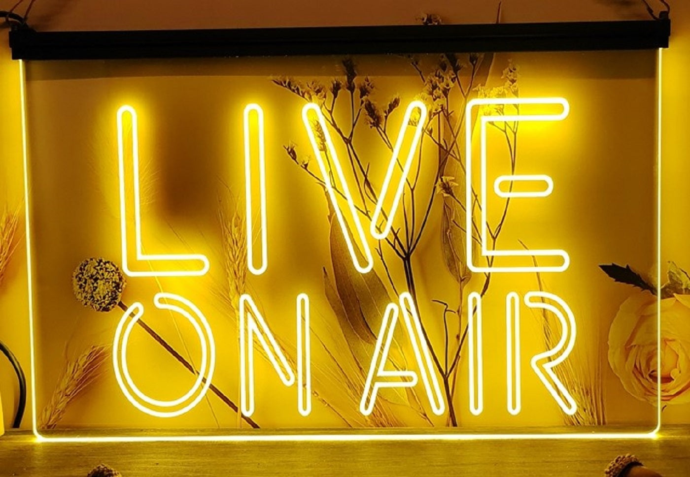 Live On Air Led Neon Sign Home Radio TV Studio Music Studio Decor