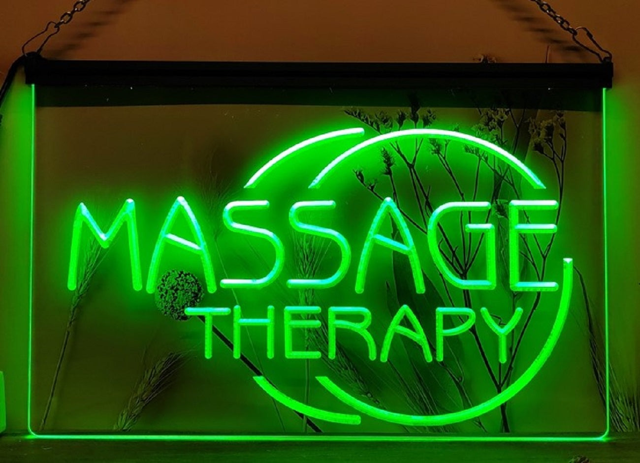 Massage Therapy Led Neon Sign Massage Spa Beauty Salon Decor Wall Hanging OR Desktop