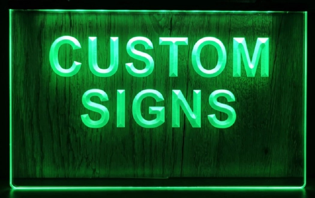 Custom Text Logo Led Neon Sign Wall Hanging Or Desktop Decor