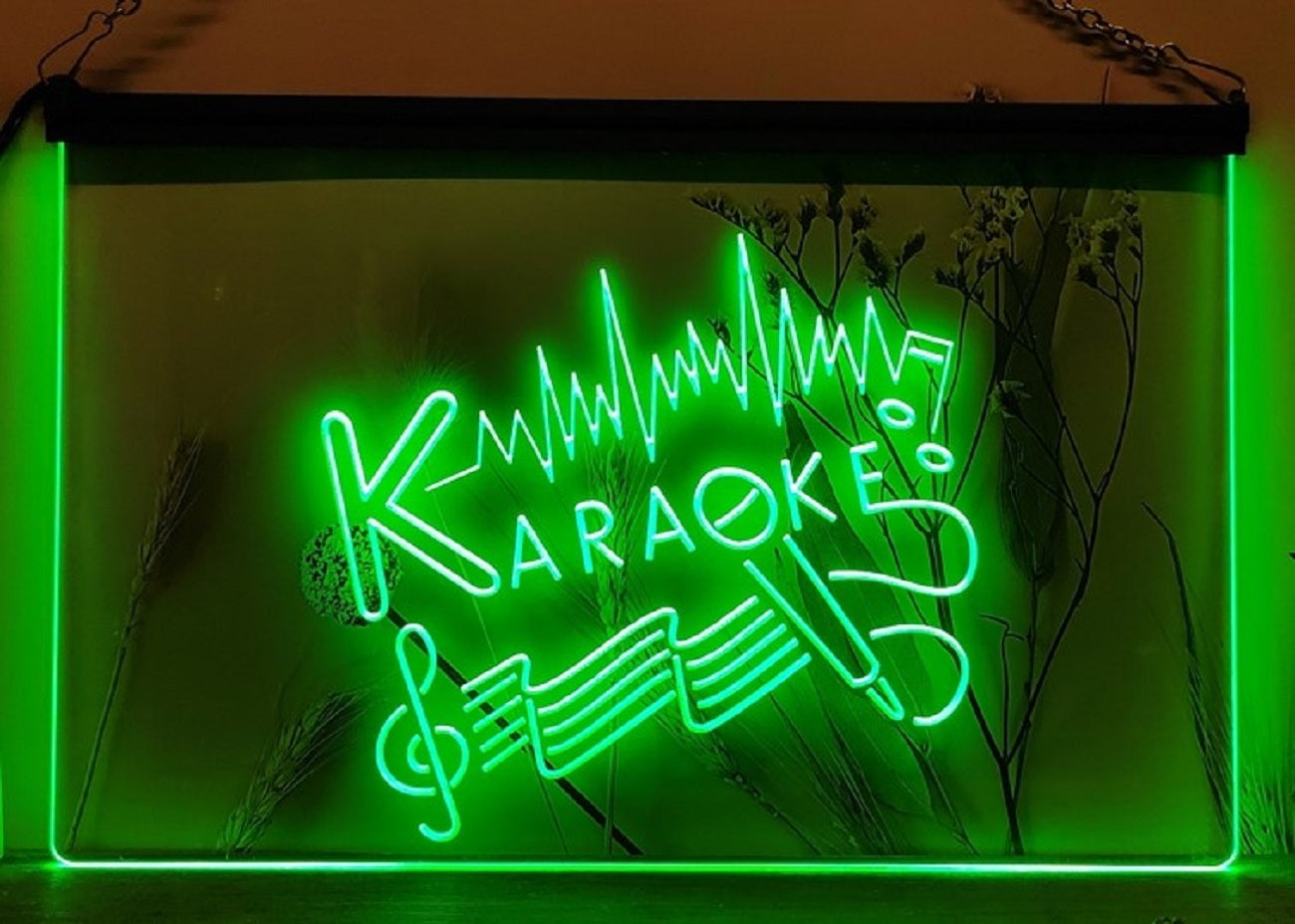 Karaoke Music Led Neon Sign Home Music Room Studio Music Shop Decor