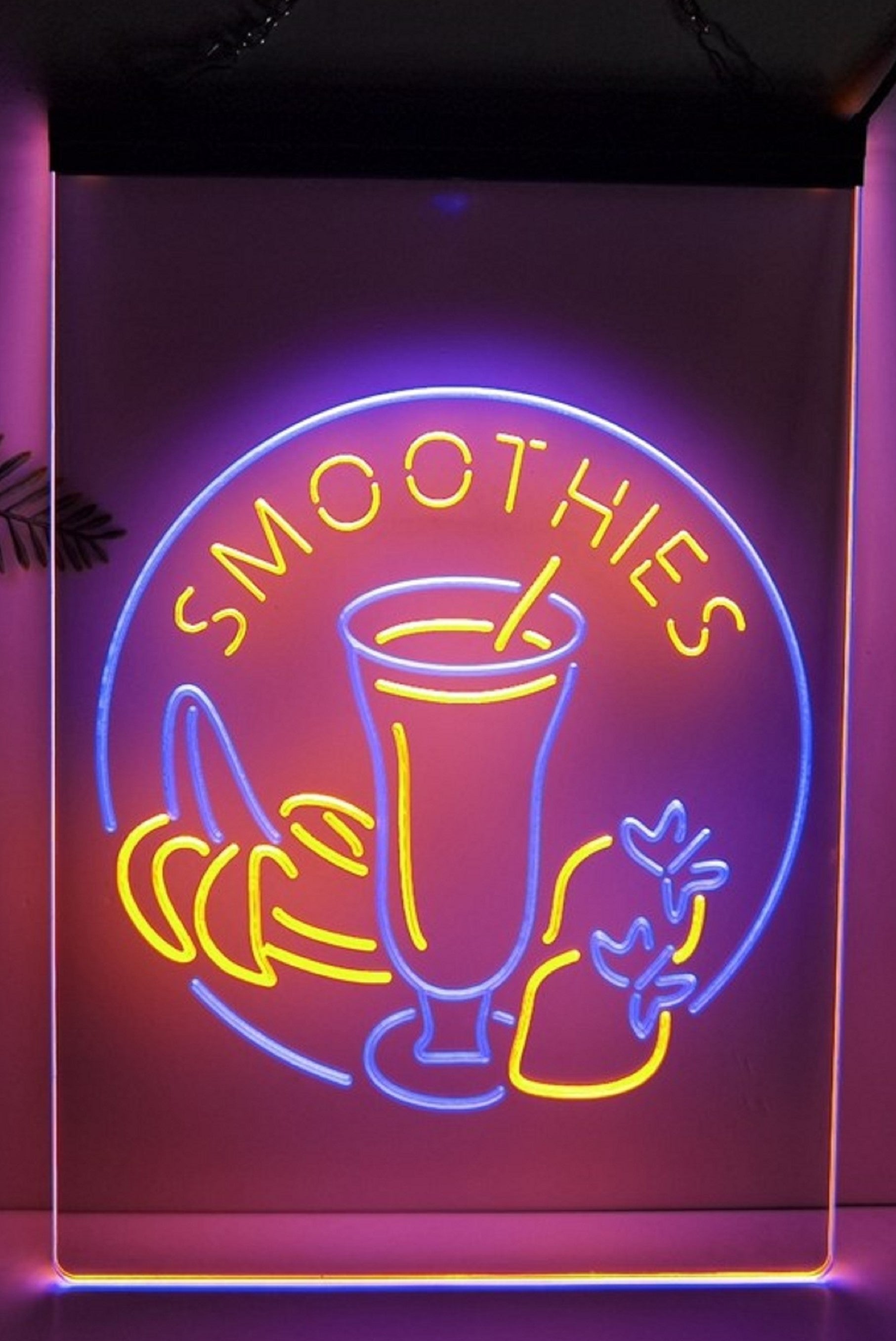 Smoothies Led Neon Sign Smoothie Shop Coffee Shop Decor Wall Or Desktop