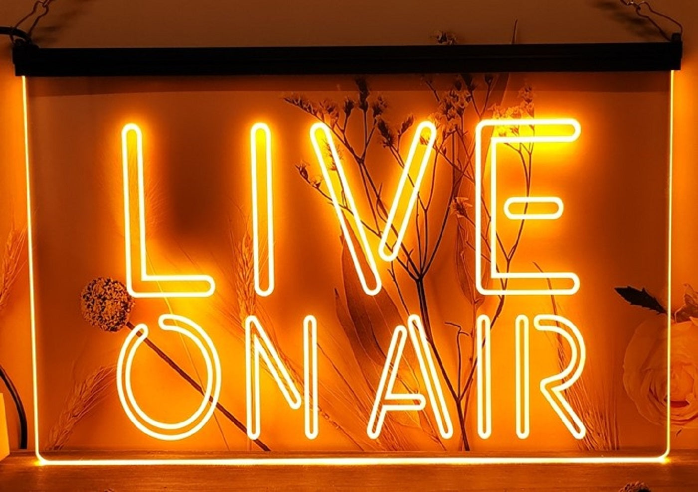 Live On Air Led Neon Sign Home Radio TV Studio Music Studio Decor