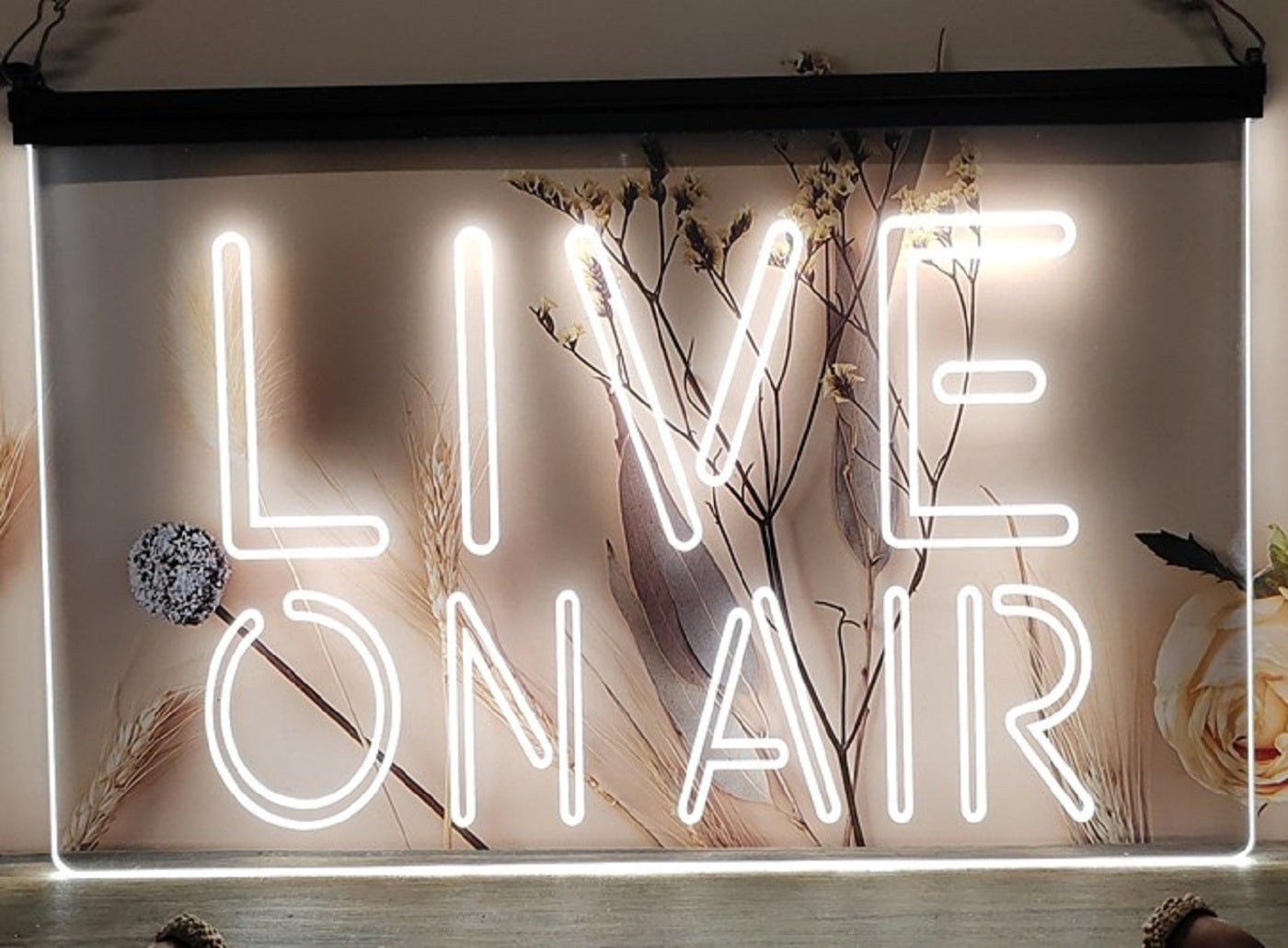 Live On Air Led Neon Sign Home Radio TV Studio Music Studio Decor