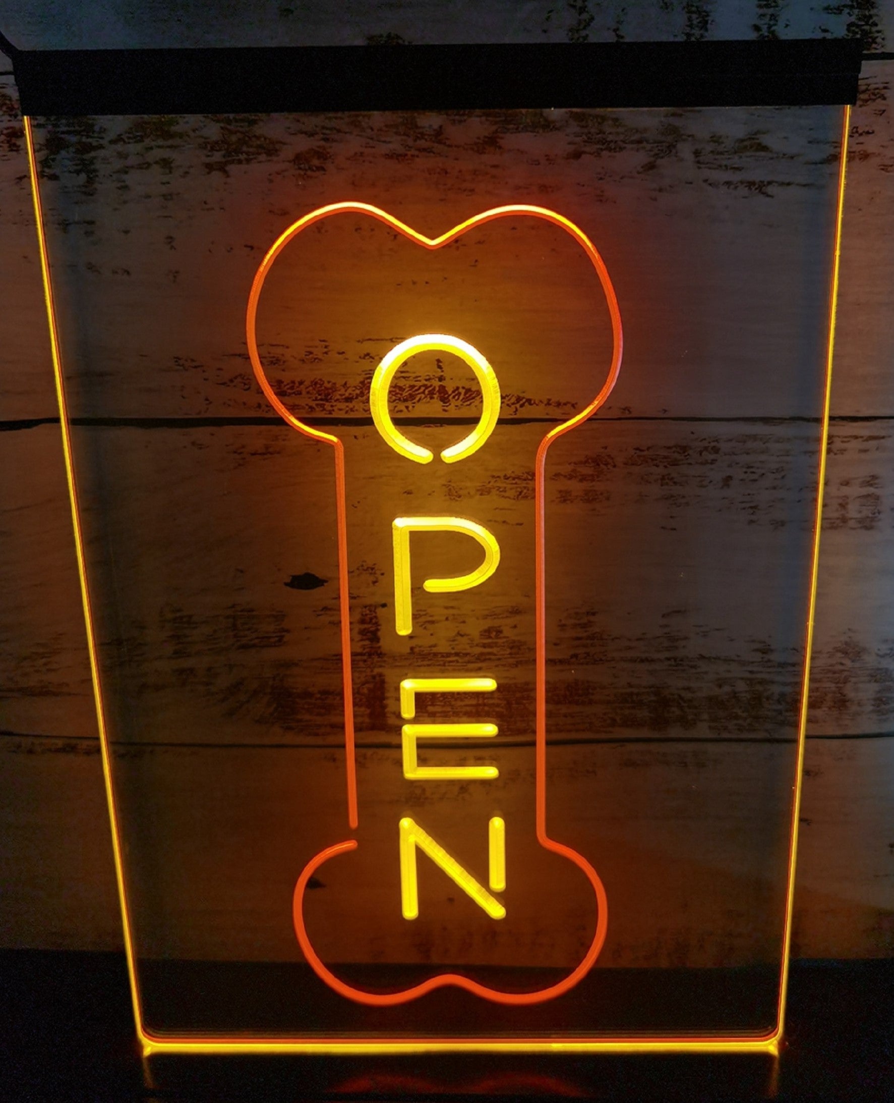 Open Dog Grooming Led Neon Sign Dual Color Pet Dog Grooming Shop Decor