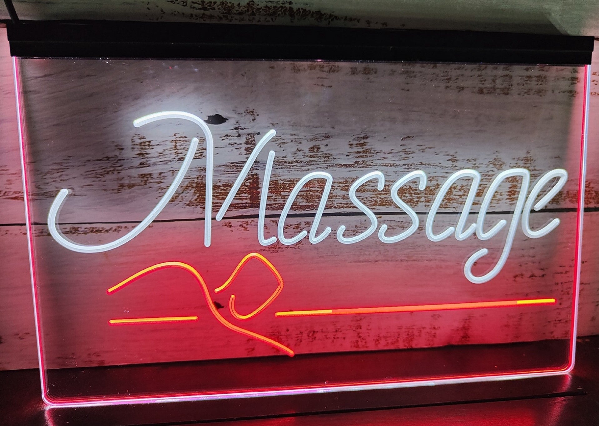 Massage Spa Led Neon Sign Dual Color Spa Massage Shop Salon Decor