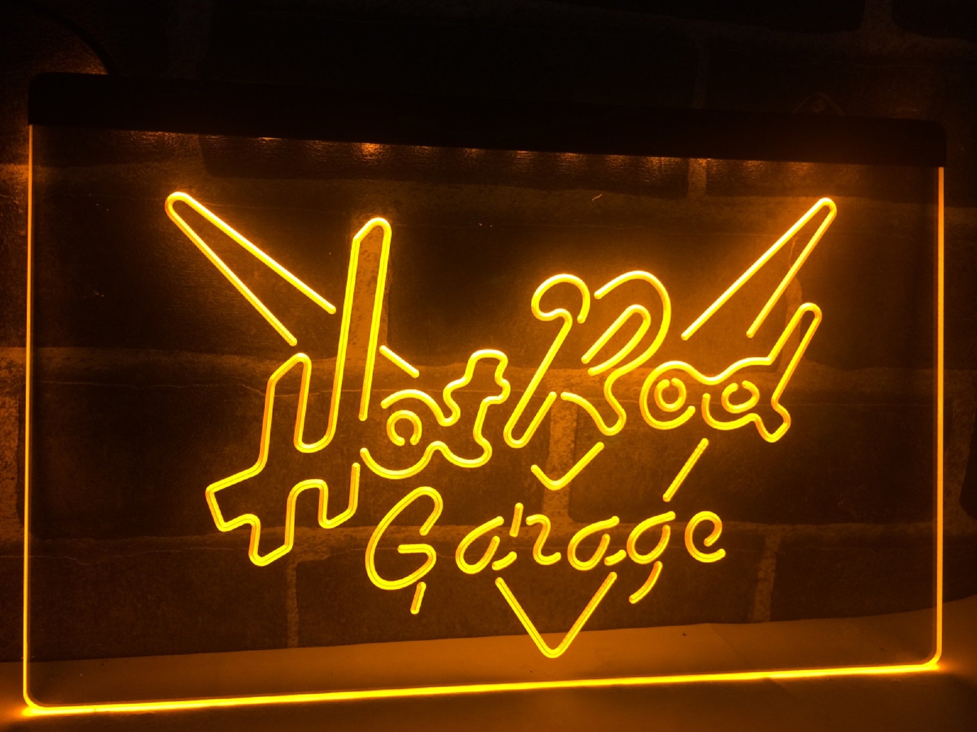 Hot Rod Garage Led Neon Sign Home Theatre Room Movie Studio Decor