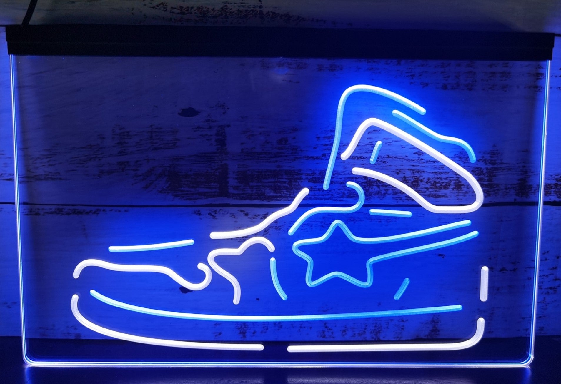 Sneaker Led Neon Sign Dual Color Shoes Sneakers Sport Shoes Store Decor
