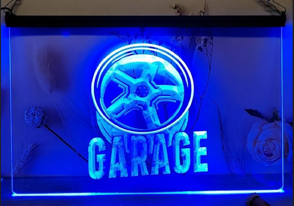 Garage Led Neon Sign Home Garage Auto Car Repair Shop Decor
