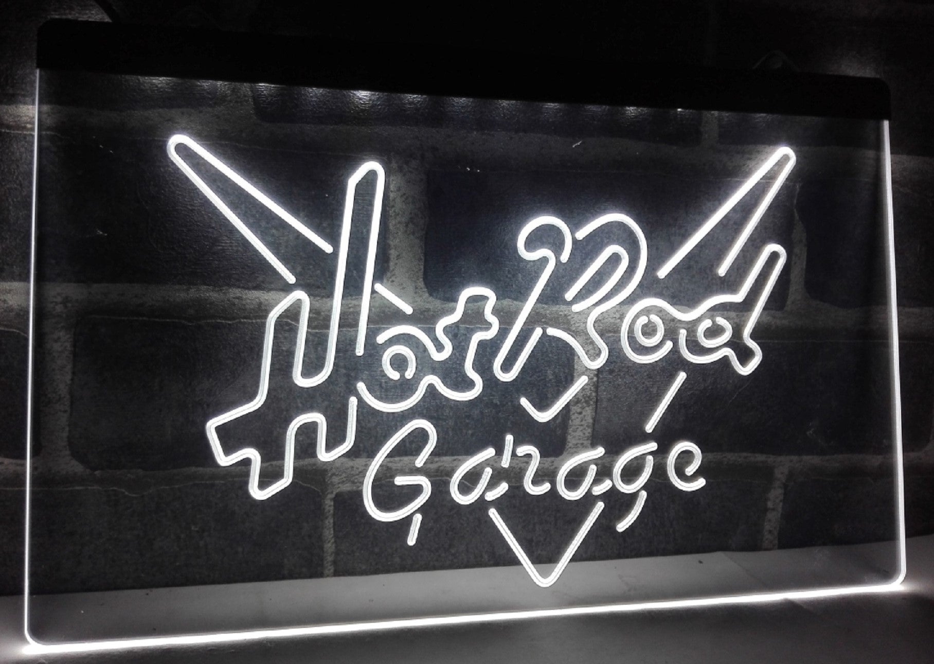 Hot Rod Garage Led Neon Sign Home Theatre Room Movie Studio Decor