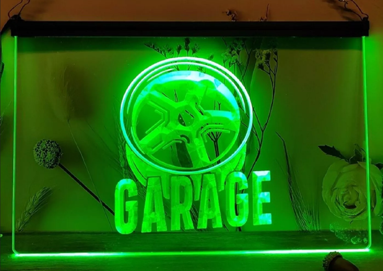 Garage Led Neon Sign Home Garage Auto Car Repair Shop Decor