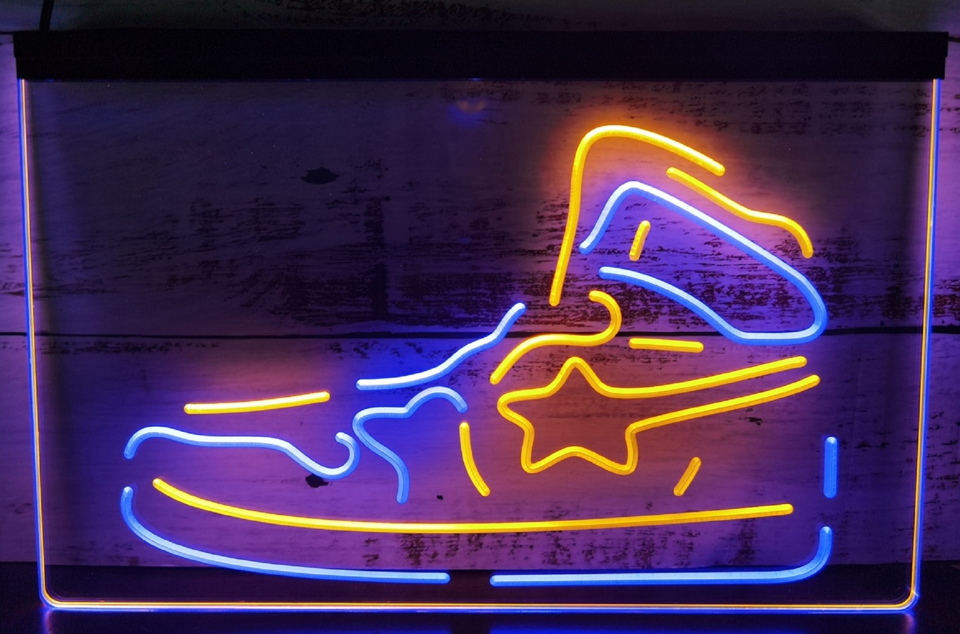 Sneaker Led Neon Sign Dual Color Shoes Sneakers Sport Shoes Store Decor