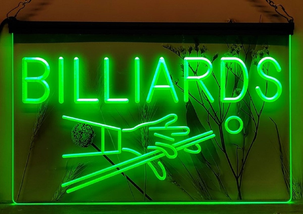 Billiards Led Neon Sign Home Pool Room Billiards Hall Decor