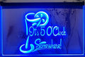 It's 5 O'clock Somewhere Led Neon Sign Wall Hanging Or Desktop Decor
