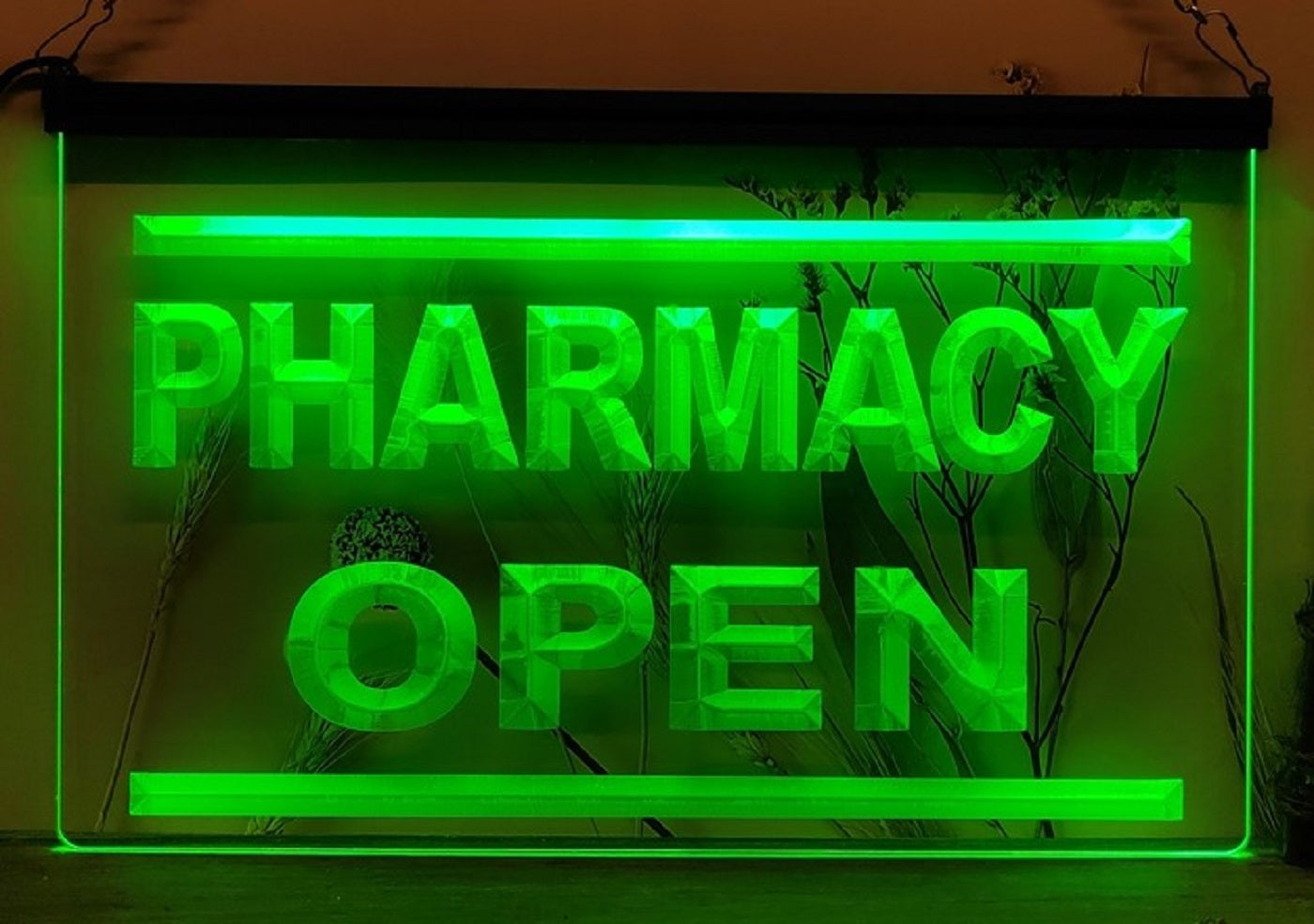 Pharmacy Open Led Neon Sign Pharmacy Decor Wall Hanging Or Desktop