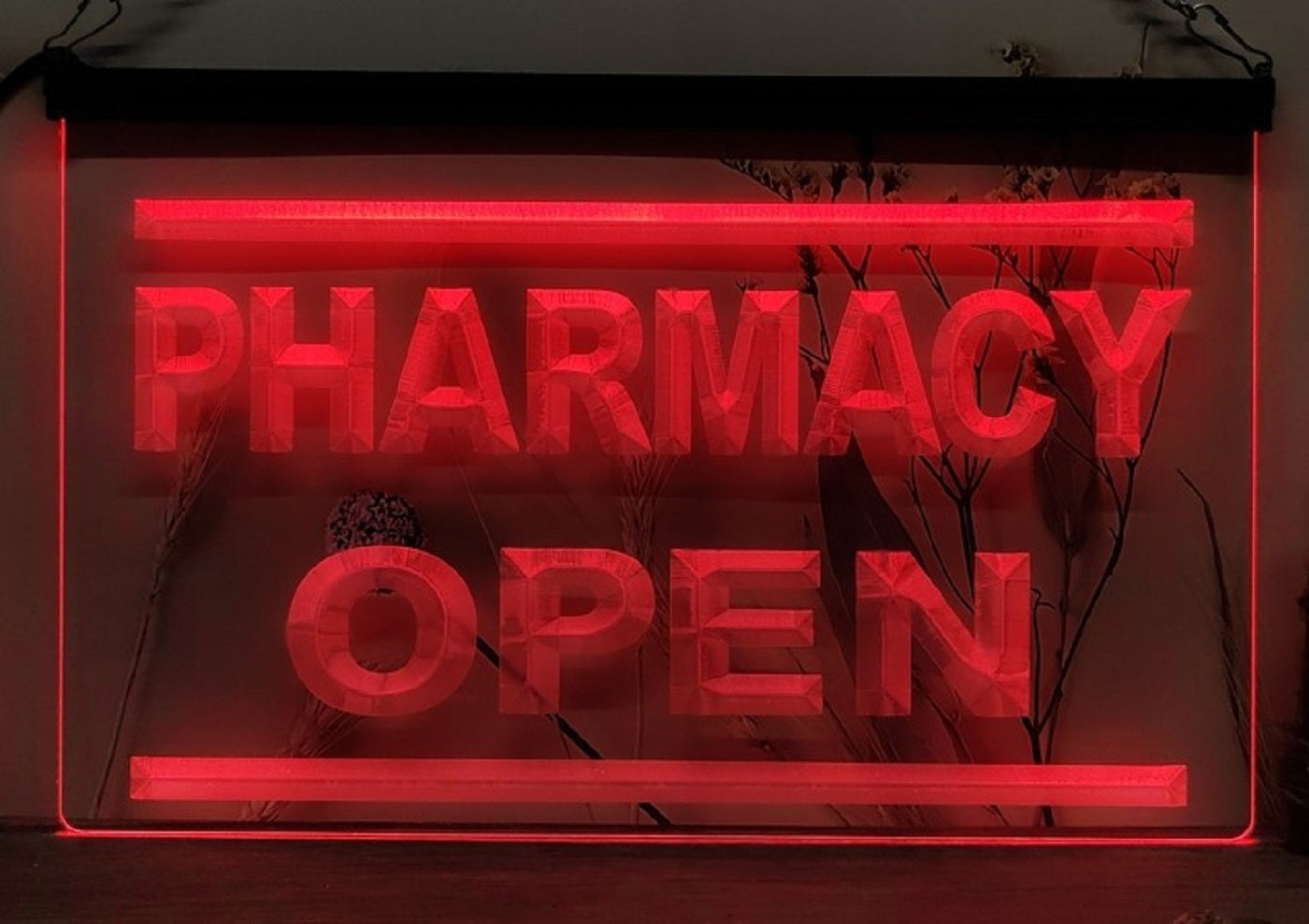 Pharmacy Open Led Neon Sign Pharmacy Decor Wall Hanging Or Desktop