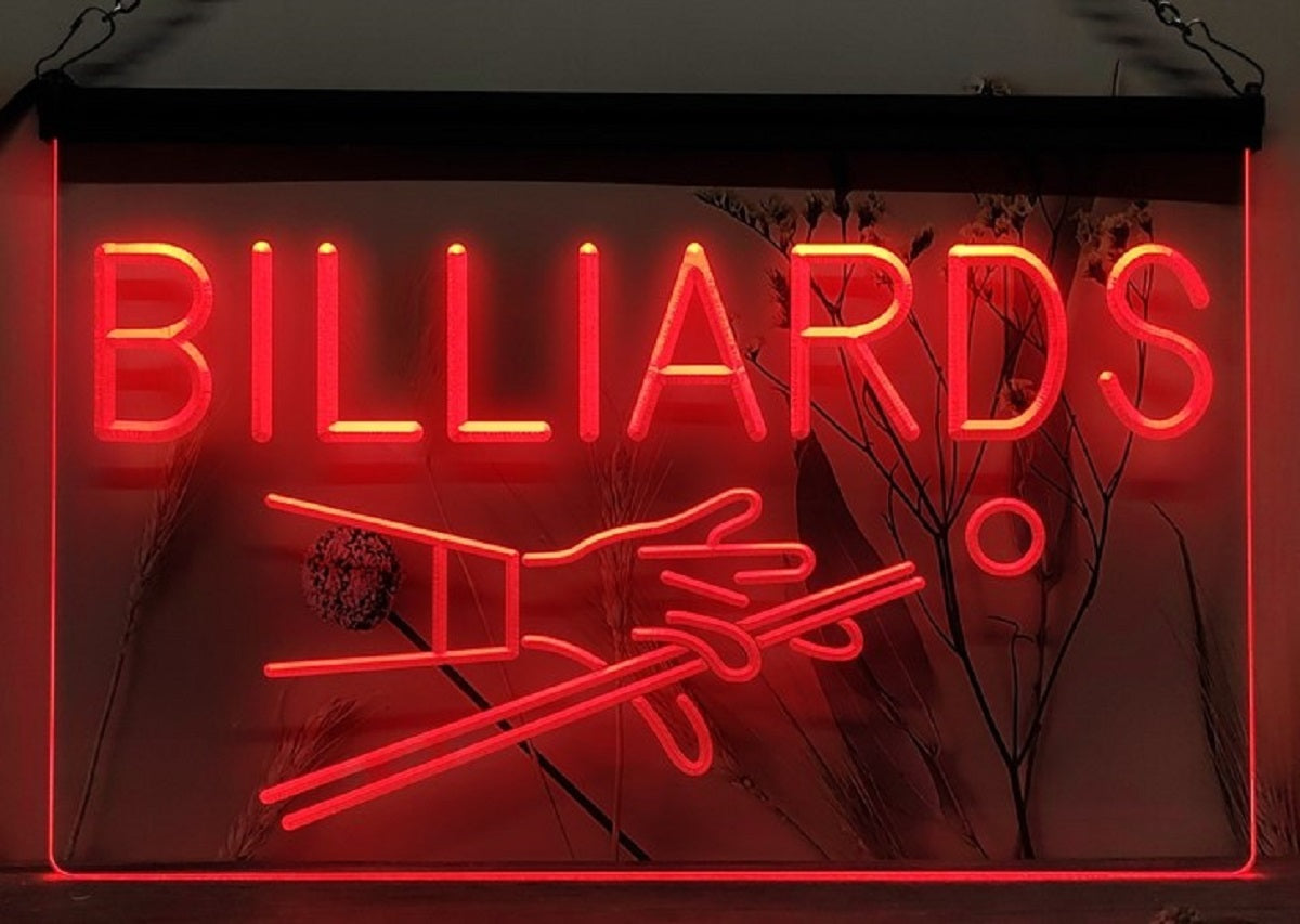 Billiards Led Neon Sign Home Pool Room Billiards Hall Decor