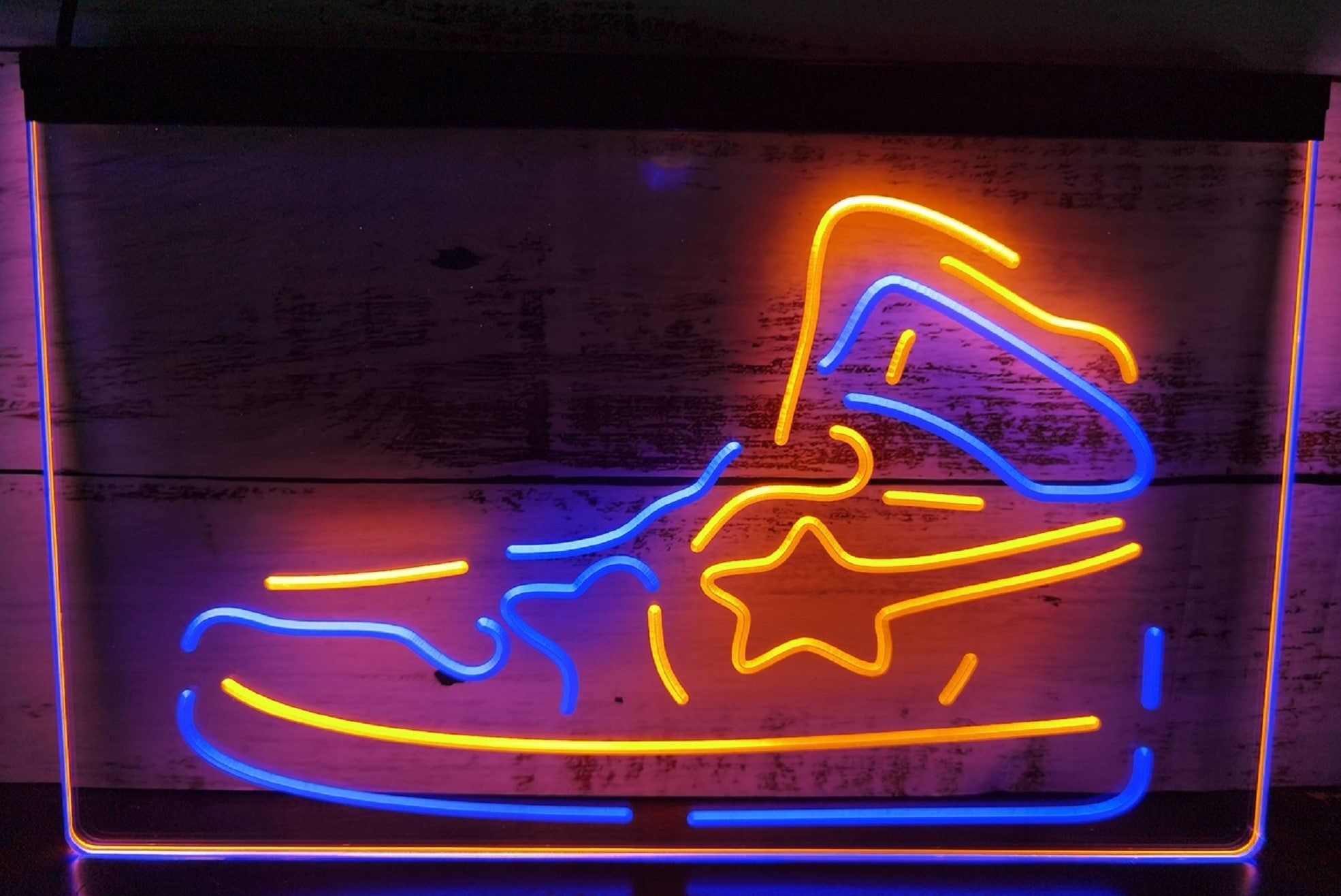 Sneaker Led Neon Sign Dual Color Shoes Sneakers Sport Shoes Store Decor
