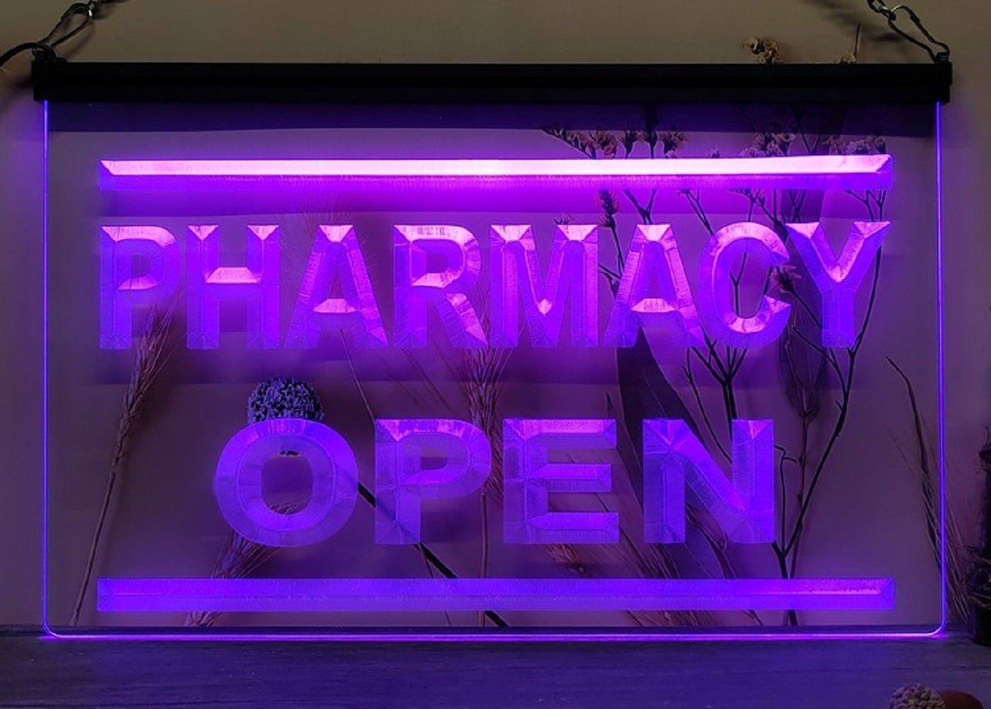 Pharmacy Open Led Neon Sign Pharmacy Decor Wall Hanging Or Desktop