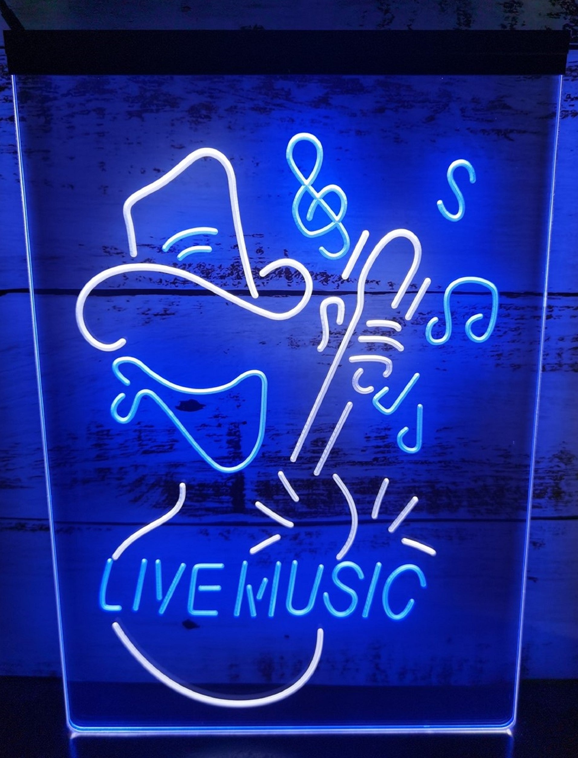 Cowboy Live Music Led Neon Sign Home Man Cave Cowboys Western Room Decor